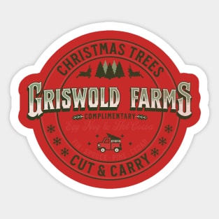 Griswold Christmas Tree Farm Sticker